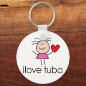 iLove Tuba Gift Sleutelhanger (Voorkant)