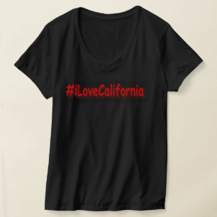 "#iLoveCalifornia " Cute Design. Bestel nu T-shirt