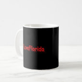 "#iLoveFlorida " Cute Design. Bestel nu Koffiemok (Voorkant links)