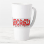 "#iLoveGEORGIA " Cute Design. Bestel nu Latte Mok (Rechterhoek)