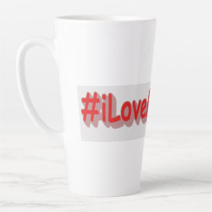 "#iLoveMichigan " Cute Design. Bestel nu Latte Mok
