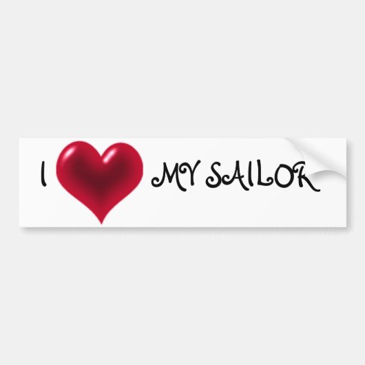        ILOVEMY SAILOR BUMPERSTICKER (Voorkant)
