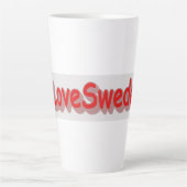 "#iLoveSweden" Joli design. Acheter maintenant Mug (Devant)