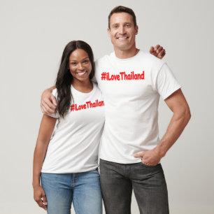 "#iLoveThailand" Cute Design. Bestel nu T-shirt
