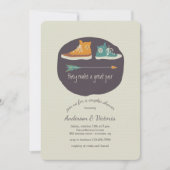 Ils Font Une Grande Invitation De Douche De Paire (Devant)