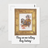 Ils me voient rouler, ils détestent Carte postale  (Devant / Derrière)