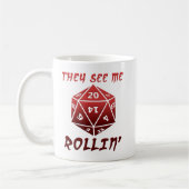 Ils me voient rouler Mug drôle (Gauche)