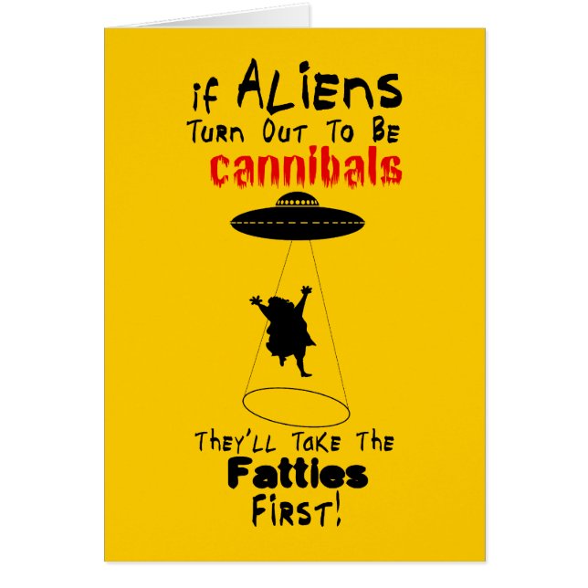 Ils prendront la carte Fatties First (Devant)