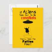 Ils prendront la carte postale Fatties First (Devant / Derrière)