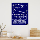 Ils Sont Une Poster De La Pauvreté (Cuisine)