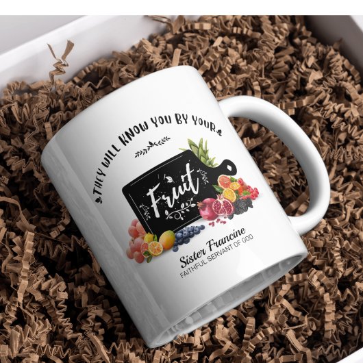 Ils te connaîtront à tes fruits Mug