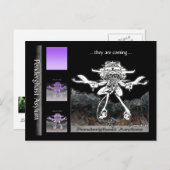 Ils Vient Carte Postale (Devant / Derrière)