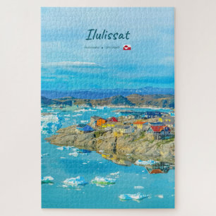 Ilulissat, Groenland - IJsdorp Legpuzzel