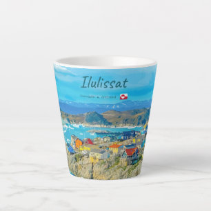 Ilulissat, Groenland - Kleine IJsbergstad Latte Mok