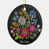 Ilus Eesti - bel ornement de Noël de l'Estonie (Gauche)