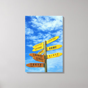 iLUV REIZEN 16x24 Canvas Afdruk
