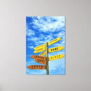 iLUV REIZEN 32x48 Canvas Afdruk