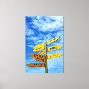 iLUV REIZEN 40x60 Canvas Afdruk
