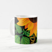 ILY ASL Hand Gesture Deaf Hearing Losheid Awarenes Koffiemok (Voorkant links)