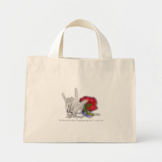 ILY ASL MINI TOTE BAG