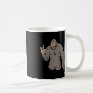 ILY BIG Foot ASL Handgebaar Doof Gehoorverlies Aw Koffiemok