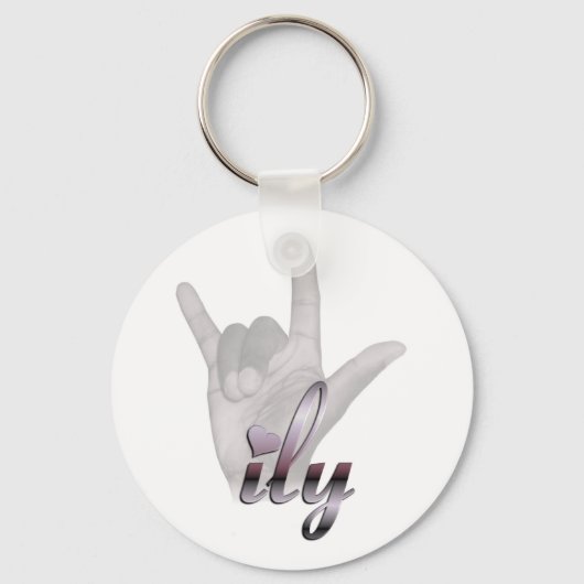 ILY hand Sleutelhanger (Voorkant)