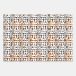 ILY Hands Color Wrapping Paper Sheets