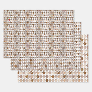 ILY Hands Color Wrapping Paper Sheets