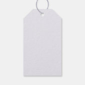 ILY Metallic Silver Roos Accent Gift Label Cadeaulabel (Achterkant)