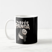 ILY Panda ASL Hand Gesture Deaf Hearing Loss Aware Koffiemok (Links)