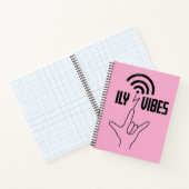ILY Vibes - ASL Design  Notitieboek (Binnen)