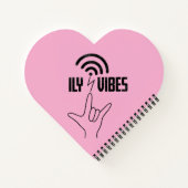 ILY Vibes - ASL Design Notitieboek (Achterkant)
