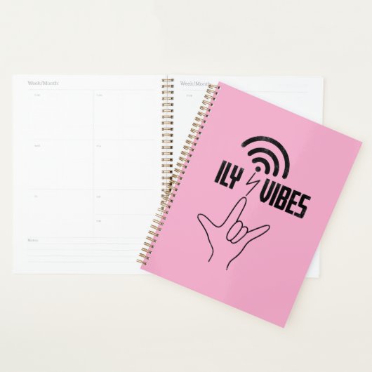 ILY Vibes - ASL Design Planner (Display)
