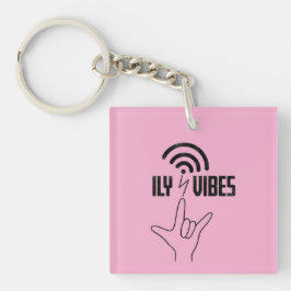 ILY Vibes - ASL Design Sleutelhanger