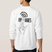 ILY Vibes - ASL Design Trui (Achterkant)