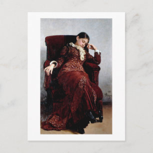 Ilya Repin neemt rust Briefkaart