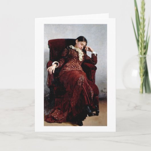 Ilya Repin neemt rust Kaart (Voorkant)