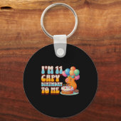 I'm 11 Capy Birthday To Me 11th Capybara Bday Part Sleutelhanger (Voorkant)