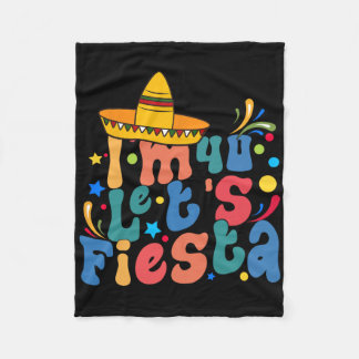 I'm 40 Let's Fiesta  Fleece Deken