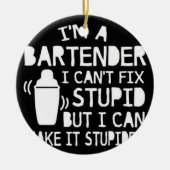 IM A BARTENDER KERAMISCH ORNAMENT (Voorkant)