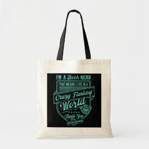 Im A Book Nerd Bookaholic Tote Bag