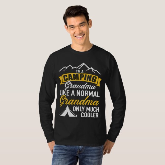 Im A Camping Grandma 1 T-shirt (Voorkant volledig)