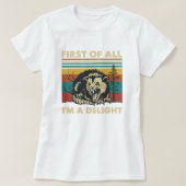I'm a Delight” Possum; Funny Retro Summer T-shirt (Design voorkant)