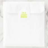 I'm A Different Breed _ Ec Motivational Work Out  Ronde Sticker (Tas)