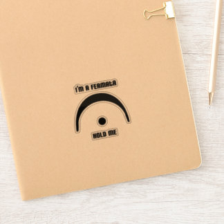 "I'm a Fermata, Hold Me" autocollants transparents