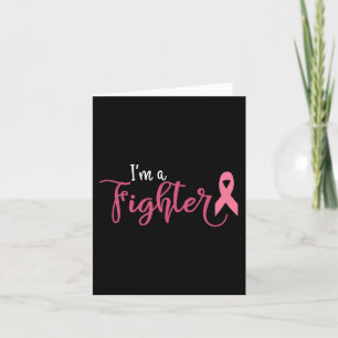 Im A Fighter Breast Cancer Awareness Kaart