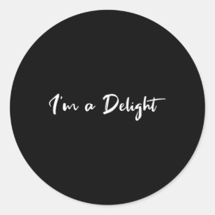 Im A Fijne avond Ronde Sticker
