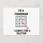 Im a Fisherman I Altijd een oplossing Briefkaart v (Voorkant)