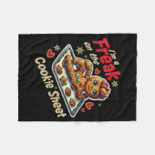 I'm A Freak On The Cookie Sheet  Fleece Deken (Voorkant (Horizontaal))