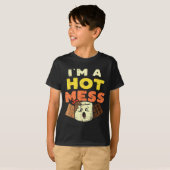 Im A Hot Mess Marshmallow Smores Summer Campfire C T-shirt (Voorkant volledig)